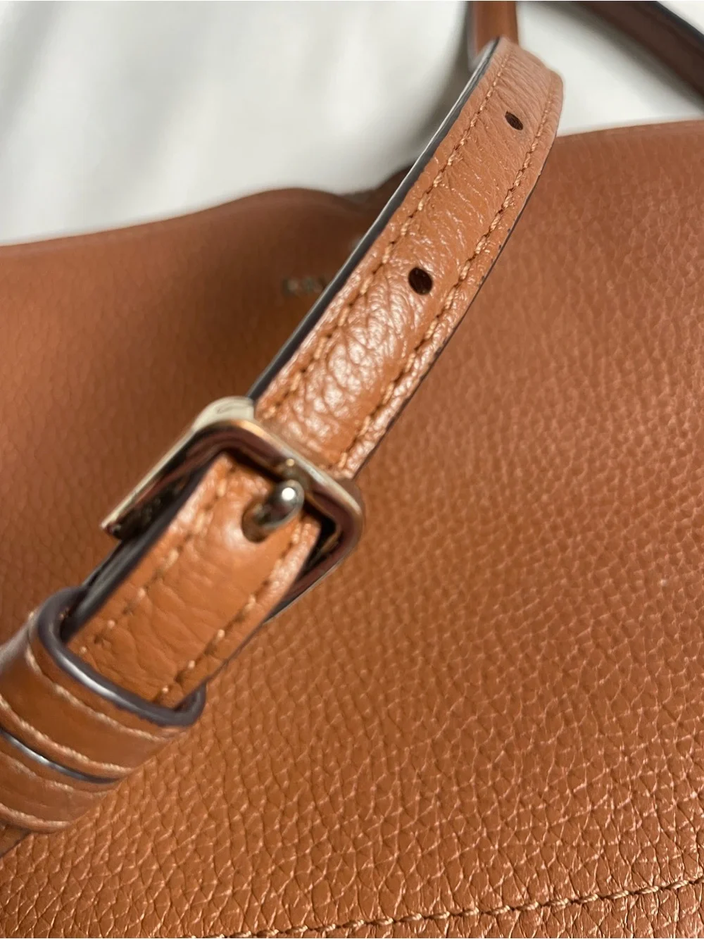 kate spade New York Pebbled Leather Crossbody Bag in Brown